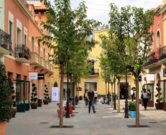 La Roca Village designer outlet shopping village near Barcelona
